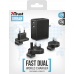 Carregador Trust 22194: Dual USB, 24W, Proteção contra Sobrecarga, Carregamento Rápido