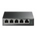 Switch TP-Link TL-SG1005LP Gigabit 5 Portas PoE+ - 4 Portas PoE+, QoS, Montável na Parede Switch TP-Link TL-SG1005LP Gigabit 5 Portas PoE+ - 4 Portas PoE+, QoS, Montável na Parede