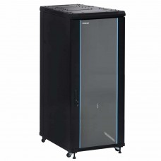 Armário Rack Phasak PRO 42U 800x800 - Preto, Desmontado, com Rodízios Armário Rack Phasak PRO 42U 800x800 - Preto, Desmontado, com Rodízios