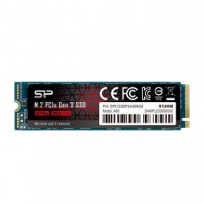 Disco SSD M.2 512GB NVMe SiliconPower P34A60 PCIe Gen3x4