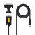 Conversor NanoCable 10.03.0002 USB para RS232 (DB9/DB25), Preto, 1,8m sem_imagem