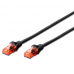 Cabo de Rede OEM Cat.6 Flat RJ45 Preto - Conexão Gigabit Cabo de Rede OEM Cat.6 Flat RJ45 Preto - Conexão Gigabit