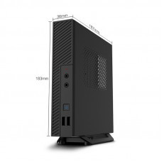 Caixa M4trixx SH2-N100 Thin Mini-ITX, 2x USB 2.0, USB-C, 2.5