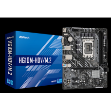 Motherboard AsRock H610M-HDV/M.2 R2.0 RCDC, LGA1700, DDR4, HDMI, DisplayPort