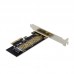 Conversor OEM ST534: PCIe x4 para M.2 NVMe, SSD 2230/42/60/80, Low Profile