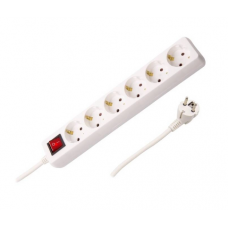 Régua Elétrica OEM 6 Tomadas - 5 Metros, Interruptor, Proteção Infantil