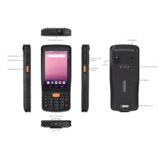 Smartphone INSYS EM2-T40#083: Robusto, 4G, NFC, Leitor 2D, Android 11 Smartphone INSYS EM2-T40#083: Robusto, 4G, NFC, Leitor 2D, Android 11