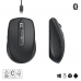 Rato Logitech MX Anywhere 3S Wireless Laser, 8000 DPI, Bluetooth/RF, Grafite, p/ Escritório