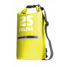 Mala Impermeável Trust Palma 25L Amarela: PVC, Fivela de Clique, 25x25x60cm, Resistente a Pó