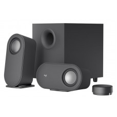 Colunas Som Logitech Z407 2.1 Bluetooth - 40W, Subwoofer, Wireless, Grafite Colunas Som Logitech Z407 2.1 Bluetooth - 40W, Subwoofer, Wireless, Grafite