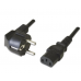 Cabo EWENT EC1902: Alimentação PC, 5m, Preto, CEE7/7, C13 Cabo EWENT EC1902: Alimentação PC, 5m, Preto, CEE7/7, C13
