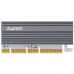 Contr. PCIe x16 -  1x m.2 NVMe c/ Dissipador RGB