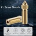 Bicos Creality para Impressora 3D K1: 0,4 mm, Latão