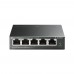 Switch TP-Link TL-SG1005LP Gigabit 5 Portas PoE+ - 4 Portas PoE+, QoS, Montável na Parede Switch TP-Link TL-SG1005LP Gigabit 5 Portas PoE+ - 4 Portas PoE+, QoS, Montável na Parede