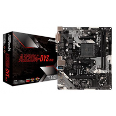 Motherboard AsRock A320M-DVS R4.0 AM4, DDR4, DVI-D e D-Sub Motherboard AsRock A320M-DVS R4.0 AM4, DDR4, DVI-D e D-Sub