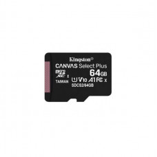 Cartão Mem MicroSDXC 64GB Canvas Select Plus 100R A1 C10