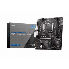 Motherboard MSI PRO H610M-G DDR4, LGA 1700, Intel H610, 64GB DDR4 Motherboard MSI PRO H610M-G DDR4, LGA 1700, Intel H610, 64GB DDR4