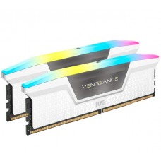 Memória Corsair Vengeance RGB 32GB (2x16GB) DDR5 6000MHz, CL36, WHITE