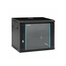 Armário Rack Phasak PRO Mural 9U 19p 600x450 Preto - Desmontado c/ Ventoinhas