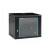 Armário Rack Phasak PRO Mural 9U 19p 600x450 Preto - Desmontado c/ Ventoinhas sem_imagem