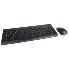 Teclado Lenovo Essential Wireless + Rato - RF, QWERTY PT, Preto