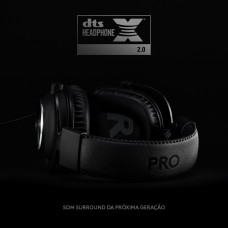 Headset Gaming Logitech G PRO X 7.1, USB, Microfone Destacável, Som Surround