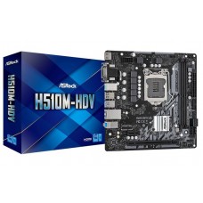 Motherboard AsRock H510M-HDV, Skt1200, DDR4 3200MHz, HDMI, DVI-D