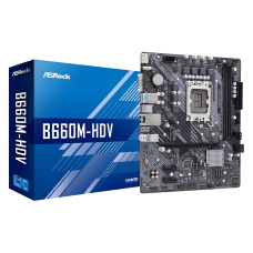 Motherboard AsRock B660M-HDV RCDC, Skt1700, DDR4, M.2 e USB 3.2 Motherboard AsRock B660M-HDV RCDC, Skt1700, DDR4, M.2 e USB 3.2