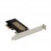 Conversor OEM ST534: PCIe x4 para M.2 NVMe, SSD 2230/42/60/80, Low Profile
