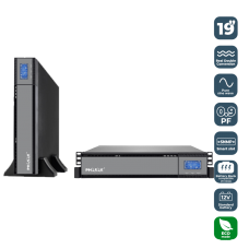 UPS Phasak Online Rack 2000VA - 1800W, Dupla Conversão e Proteção Avançada