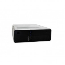 Caixa Coolbox T300 Slim Micro ATX SFF, 2x USB 3.0, 80mm Ventoinha, Leitor Cartões
