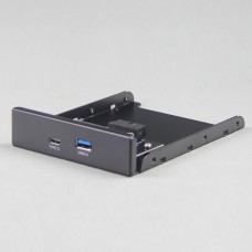 Painel Frontal OEM U3-320, USB 3.0 + Type C, 3.5