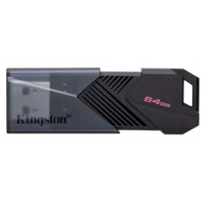 Pen Kingston DataTraveler Exodia Onyx 64GB USB 3.2 Gen 1 com Tampa