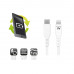 Cabo Ewent EW9915: Lightning para USB-C, 1m, Branco, Certificado Apple MFI Cabo Ewent EW9915: Lightning para USB-C, 1m, Branco, Certificado Apple MFI