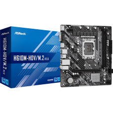 Motherboard Asrock H610M-HDV/M.2 R2.0 Intel LGA 1700, DDR4, HDMI, DisplayPort, Gigabit LAN