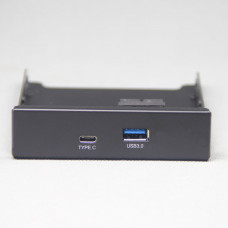 Painel Frontal OEM U3-320, USB 3.0 + Type C, 3.5 Painel Frontal OEM U3-320, USB 3.0 + Type C, 3.5