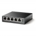 Switch TP-Link TL-SG1005LP Gigabit 5 Portas PoE+ - 4 Portas PoE+, QoS, Montável na Parede Switch TP-Link TL-SG1005LP Gigabit 5 Portas PoE+ - 4 Portas PoE+, QoS, Montável na Parede