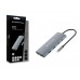 Docking USB-C Conceptronic 9-em-1 com HDMI, Ethernet, USB 3.0 e Leitor de Cartões Docking USB-C Conceptronic 9-em-1 com HDMI, Ethernet, USB 3.0 e Leitor de Cartões