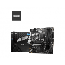 Motherboard MSI PRO B760M-P D5, LGA 1700, DDR5, PCIe 4.0, áudio 7.1