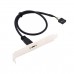 Bracket OEM USB C -> USB 2.0 Header - Full Height