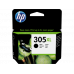 Tinteiro HP 305XL Preto Original, 240 Páginas, Tinta Pigmentada, 4ml, 3YM62AE