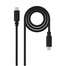 Cabo USB-C NanoCable 10.01.2301 1m USB 2.0 Macho/Macho Preto Cabo USB-C NanoCable 10.01.2301 1m USB 2.0 Macho/Macho Preto