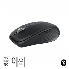 Rato Logitech MX Anywhere 3S Wireless Laser, 8000 DPI, Bluetooth/RF, Grafite, p/ Escritório