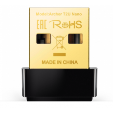 Adaptador TP-Link Archer T2U Nano AC600 USB, 433 Mbps/5GHz, Wi-Fi, Nano