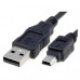 Cabo NanoCable USB 2.0 A para Mini-USB 5 Pinos 0.5m - Preto Cabo NanoCable USB 2.0 A para Mini-USB 5 Pinos 0.5m - Preto