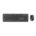 Teclado Trust TKM-350 Wireless PT: Sem Fios, Rato Incluído, QWERTY, Preto
