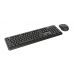 Teclado Trust TKM-350 Wireless PT: Sem Fios, Rato Incluído, QWERTY, Preto