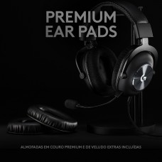 Headset Gaming Logitech G PRO X 7.1, USB, Microfone Destacável, Som Surround