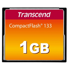 Cartão Memória Compact Flash 1GB Transcend 133x, Leitura 50MB/s
