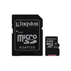 Cartão Mem MicroSD 64GB Class10 Kingston SDCS2/64GB